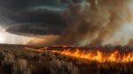 Weather conditions causing wildfires in Colorado to spread rapidly and produce hail, Denver Limousines